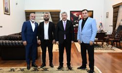 DSP Osmaniye İl Başkanı Mahmut Han, Göreve Başlamasının Ardından Vali Erdinç Yılmaz’ı Ziyaret Etti