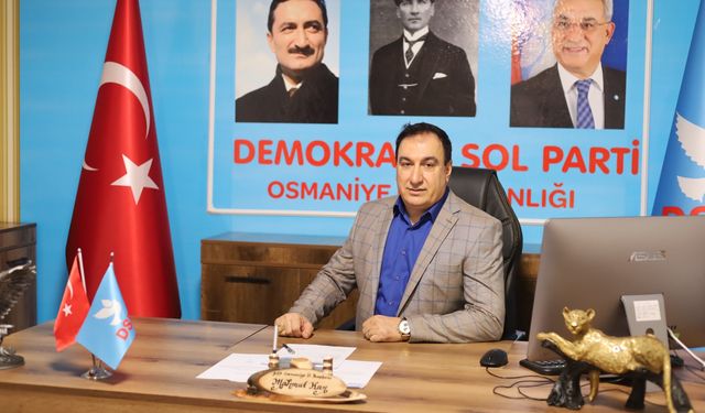 Osmaniye’de DSP İl Başkanlığına Mahmut Han Tek Aday Olarak Gidiyor
