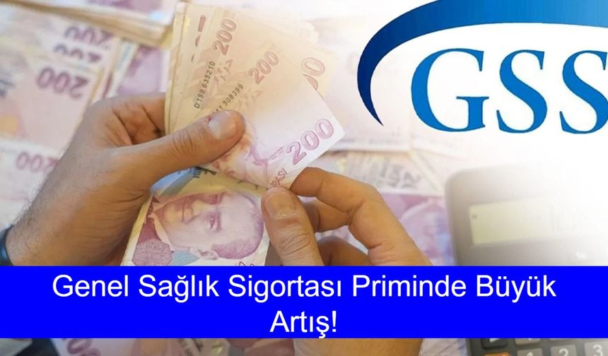 Genel Sağlık Sigortası Priminde Büyük Artış: Vatandaşın Aylık Ödemesi 1560 Liraya Yükseldi