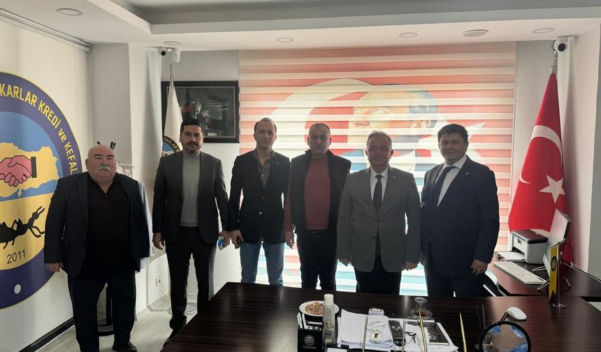 Ahmet Oktan OTSO Yönetimini Ağırladı: Esnafın Durumu ve Ortak Projeler Masaya Yatırıldı